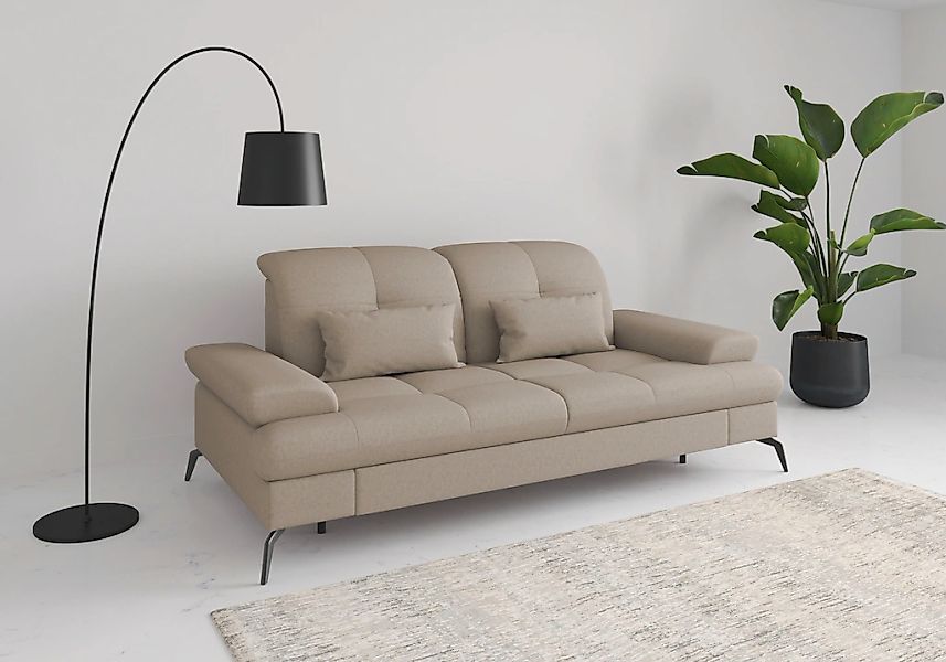sit&more 3-Sitzer "Amica", inkl Sitztiefenverstellung und Armteilverstellun günstig online kaufen
