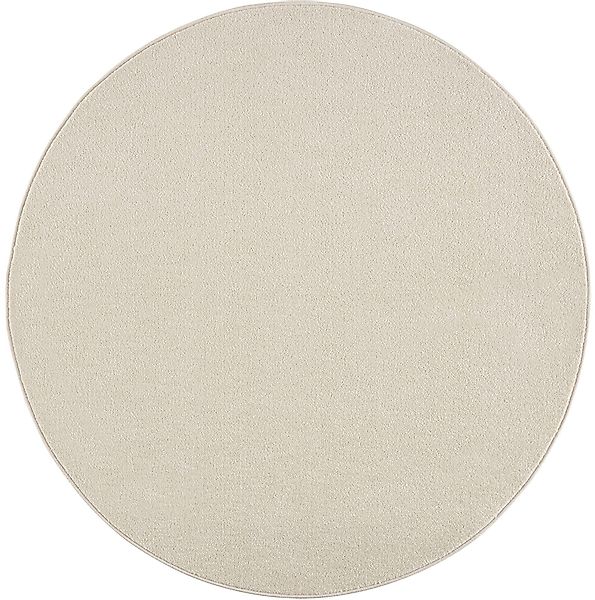 Sanat Teppich Uni, rund, Höhe: 13 günstig online kaufen