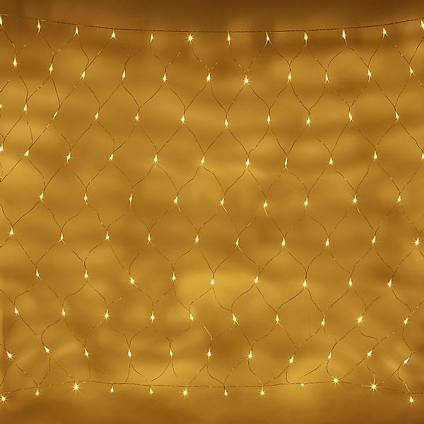 Lights4fun LED-Lichternetz Essential Connect 2m x 1.5m 140er LED Lichternet günstig online kaufen
