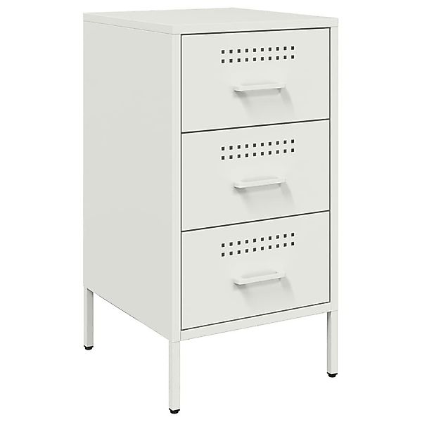 vidaXL Nachttisch Nachttisch Weiß 36x39x68 cm günstig online kaufen