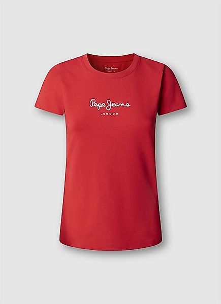 Pepe Jeans T-Shirt NEW VIRGINIA mit Logo-Print günstig online kaufen