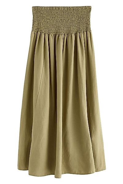 Next Maxirock Maxirock mit gebundenem Bund mit Leinenanteil (1-tlg) günstig online kaufen