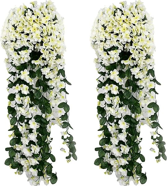 Kunstpflanze Künstlicher Hängender Glyzinien,Kunstblumen Veilchen Hgende günstig online kaufen
