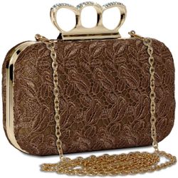 Caspar Clutch TA290 Damen Schlagring Box günstig online kaufen