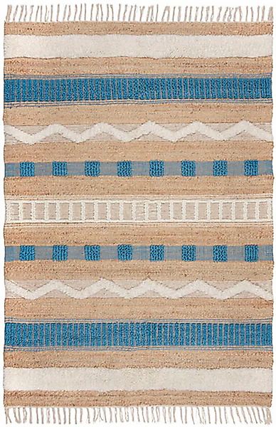 FLAIR RUGS Teppich »Medina«, rechteckig, 12 mm Höhe, Boho-Look, aus Naturfa günstig online kaufen