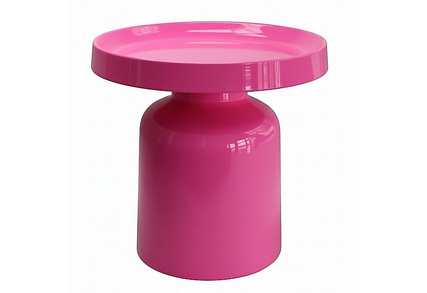 Housevitamin Beistelltisch Beistelltisch aus Metall rund glänzend in 43x42 günstig online kaufen