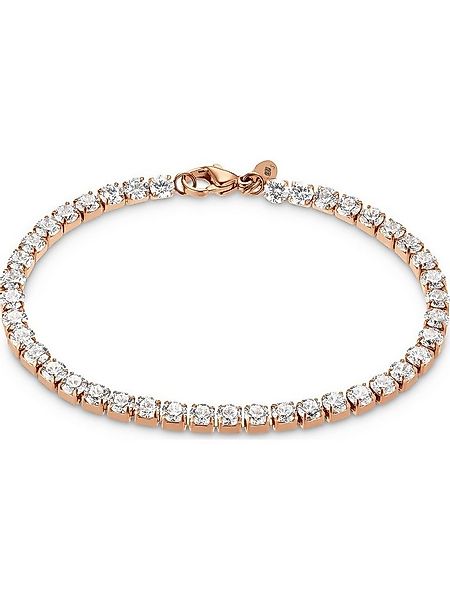 FAVS Edelstahlarmband FAVS Damen-Armband Edelstahl 41 Zirkonia günstig online kaufen