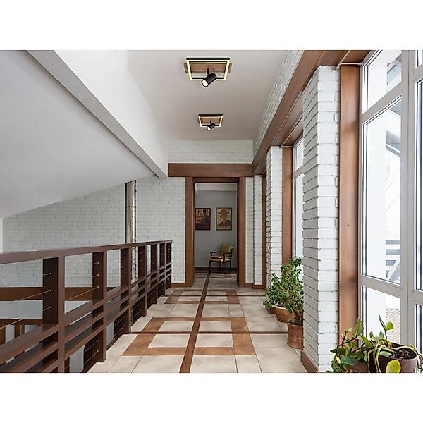 GLOBO LIGHTING LED Deckenleuchte »KASSU« LED-Modul Warmweiß Deckenlampe/Woh günstig online kaufen