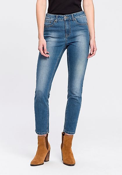 Arizona 7/8-Jeans "Shaping" eng anliegend, Röhrenjeans, Used-Waschung, High günstig online kaufen