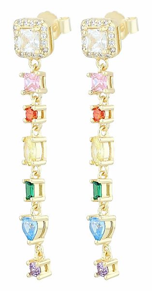 Adelia´s Paar Ohrhänger "Damen Ohrringe – Ohrstecker aus 925 Silber mit Zir günstig online kaufen