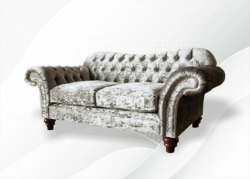 JVmoebel Chesterfield-Sofa, Chesterfield 2 Sitzer Design Sofa Couch 200 cm günstig online kaufen