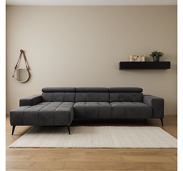 DOMO collection Ecksofa Trento L-Form, mit Kufenfuß oder Einzelfuß, wahlwei günstig online kaufen