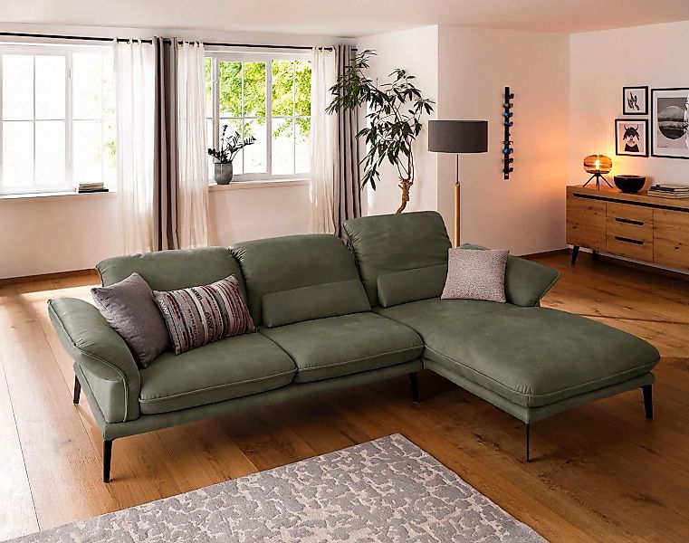 W.SCHILLIG Ecksofa "sherry, Designsofa mit tollem Sitzkomfort, bequem, L-Fo günstig online kaufen