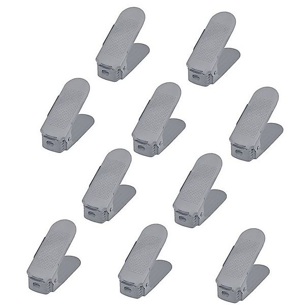 AUFUN Schuhschrank 10er Set Verstellbarer Schuhregal Set Schuhstapler (10-S günstig online kaufen