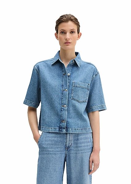 Marc OPolo Jeansbluse "aus Lyocell-Leinen-Baumwolle-Mix" günstig online kaufen