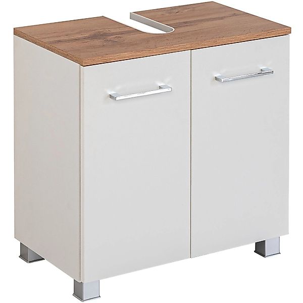 Held Möbel Waschbeckenunterschrank Molina 60 cm Wotaneiche-Weiß günstig online kaufen