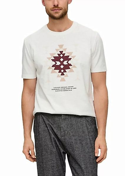 s.Oliver T-Shirt mit großem Frontprint günstig online kaufen
