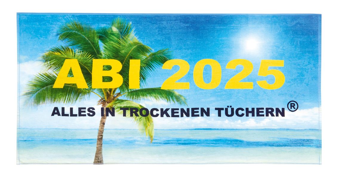 Egeria Strandtuch ABI 2025, Frottiervelours (1-St), günstig online kaufen