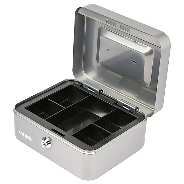 HMF 10120-09 Geldkassette 20 x 16 x 9 cm Silber günstig online kaufen