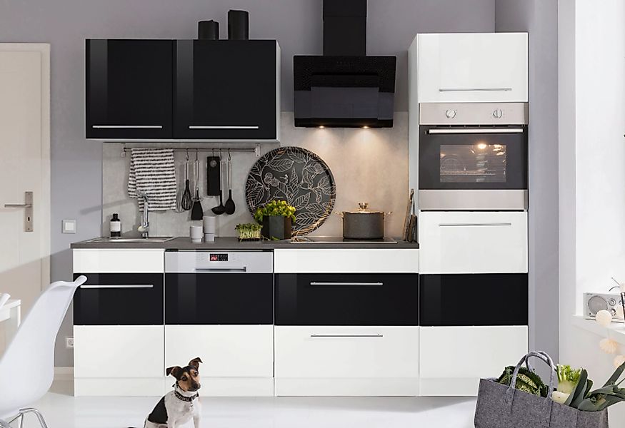 HELD MÖBEL Küchenzeile "Trient", mit E-Geräten, Breite 250 cm günstig online kaufen