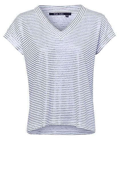 MARC AUREL Kurzarmshirt Shirts silver varied günstig online kaufen