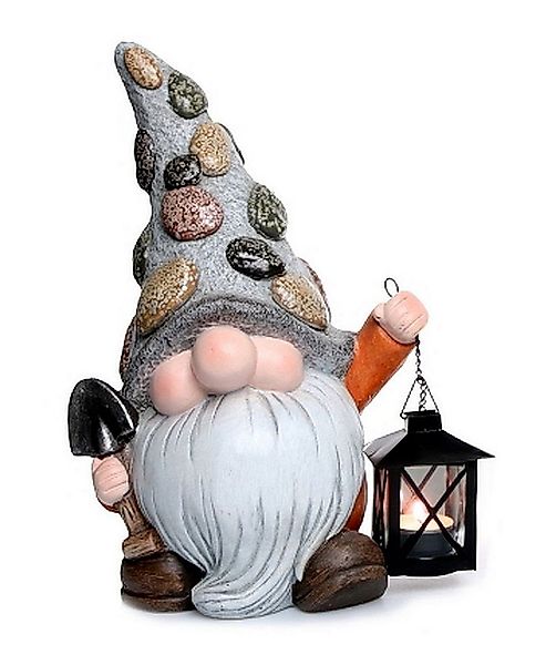 Dragimex Gartenfigur Wichtelfigur mit Laterne – Wetterfest & frostsicher, H günstig online kaufen