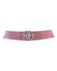 LUISIA® Kette mit Anhänger LUISIA Samt günstig online kaufen