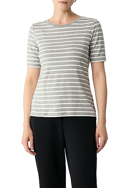 Comma T-Shirt mit Streifen Muster günstig online kaufen