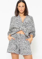 SASSYCLASSY Shorts Lockere Musselin Shorts mit günstig online kaufen