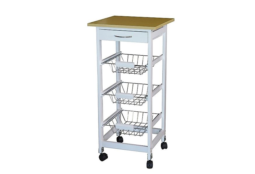 HTI-Line Küchenwagen Küchenwagen S Blanca, (Stück, 1 St., 1 Küchenwagen), S günstig online kaufen