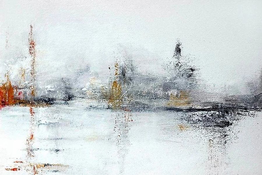 PLACES OF STYLE Leinwandbild »Marmoroptik« Abstrakte   Kunst   Marmor   Mod günstig online kaufen