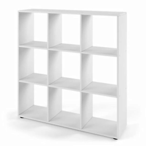 Vicco Raumteiler Nove mit 9 Fächern Weiß weiß günstig online kaufen