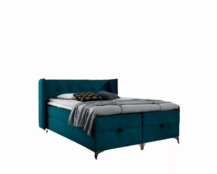 JVmoebel Boxspringbett Schlafzimmer Modern Polsterbett Design Bett Doppel H günstig online kaufen