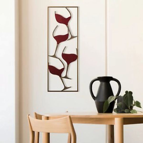 Bild 'Rotweingläser' rot 32x5x90cm günstig online kaufen