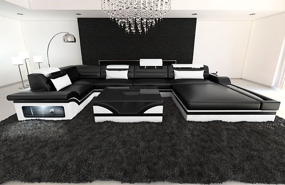 Sofa Dreams Wohnlandschaft Sofa Leder Mezzo günstig online kaufen