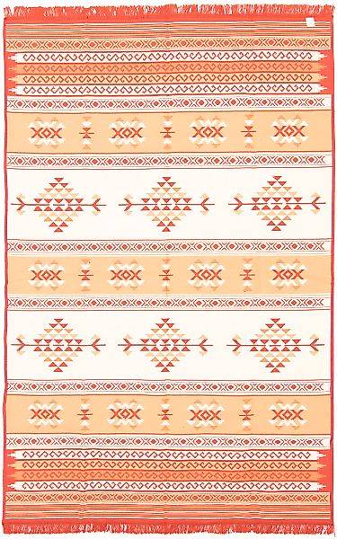 morgenland Wollteppich »Kelim Teppich Bright«, rechteckig, 5 mm Höhe, reine günstig online kaufen