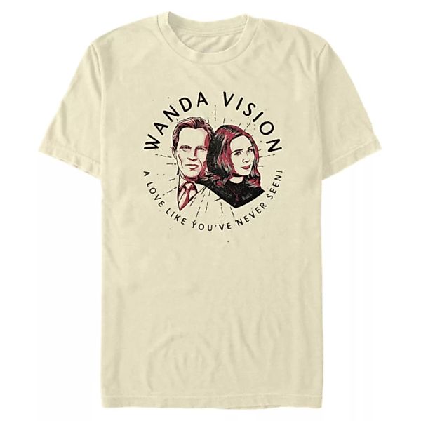 Marvel - WandaVision - Scarlet Witch & Vision Wanda Badge - Männer T-Shirt günstig online kaufen