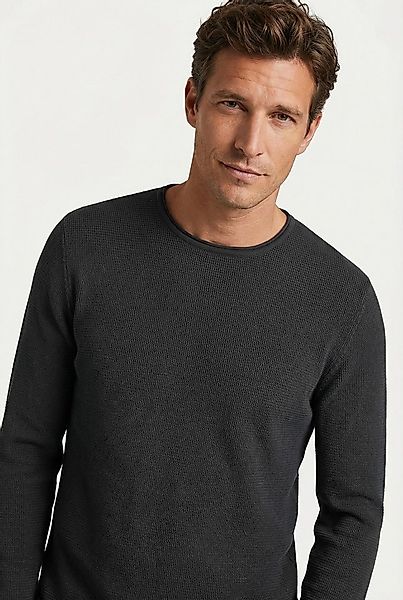 Joop Jeans Rundhalspullover Svenor mit feinem Strukturmuster günstig online kaufen