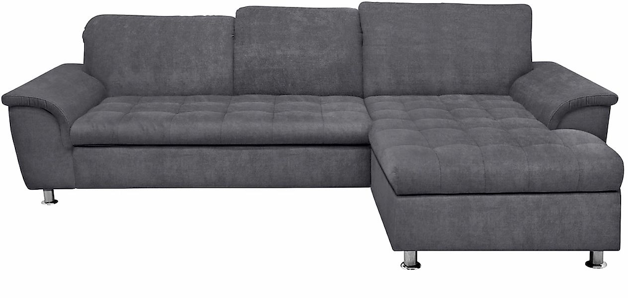 DOMO collection Ecksofa "Franzi Steppung im Sitzbereich B7T/H: 278/162/80 c günstig online kaufen