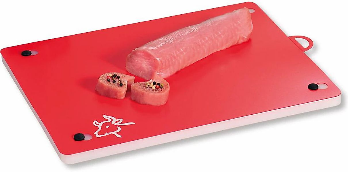 KESPER® Schneidebrett, (Set, 5 St., 1 Schneidbrett, 4 Schneidunterlagen) günstig online kaufen