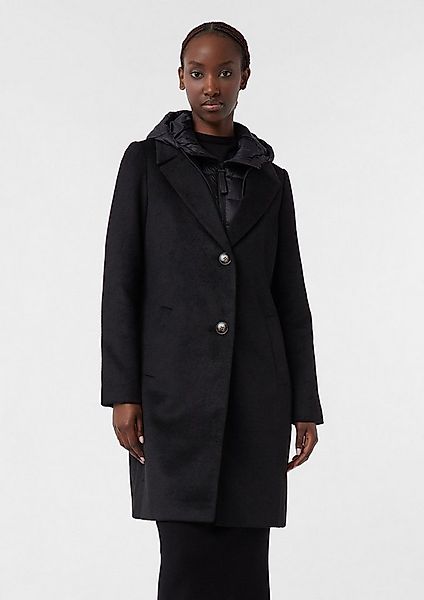 comma Funktionsmantel Outdoor-Mantel Wollmixmantel mit herausnehmbarem Step günstig online kaufen