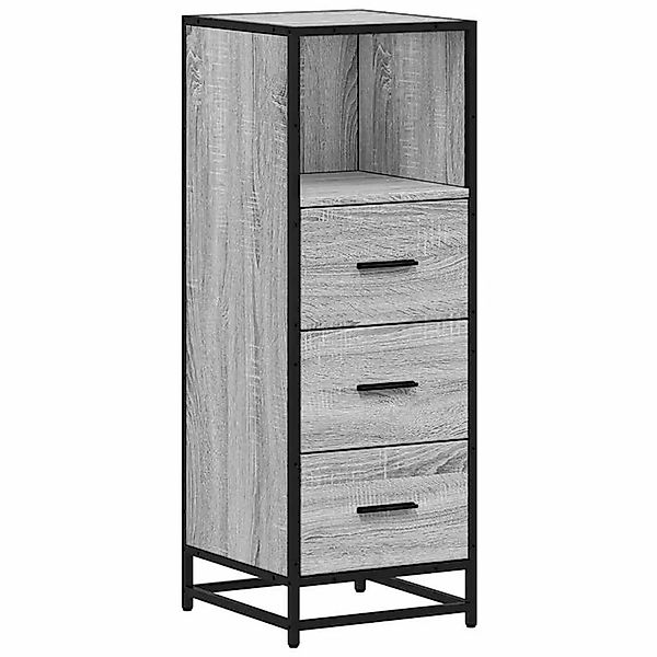 vidaXL Badschrank Grau Sonoma 35x37,5x100 cm Holzwerkstoff 849252 günstig online kaufen