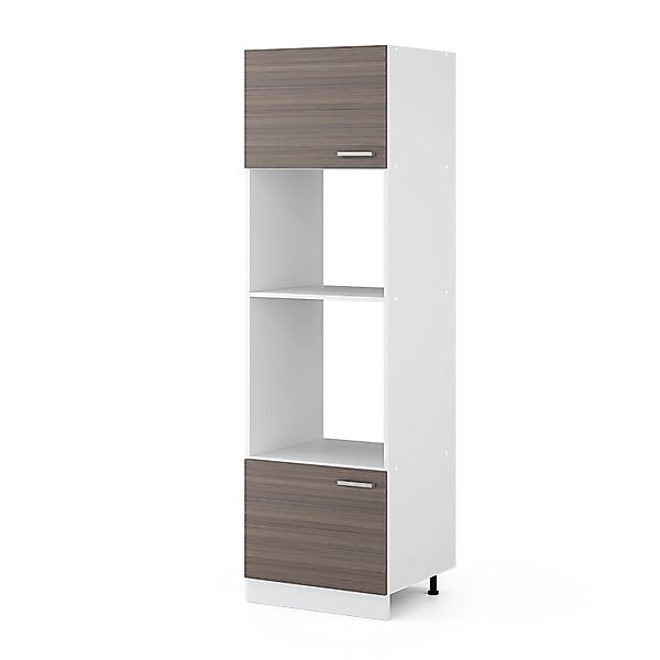 Vicco Mikrowellenschrank R-Line Küchenregal für die Mikrowelle Grau/Weiß 60 günstig online kaufen