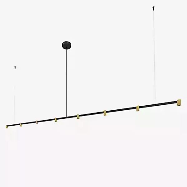 Wever & Ducré Trace 3.0 Pendelleuchte LED linear - 8-flammig, schwarz matt/ günstig online kaufen