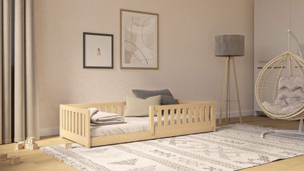 thematys Kinderbett Bodenbett mit Rausfallschutz für günstig online kaufen