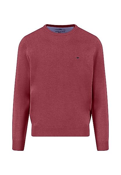 FYNCH-HATTON Rundhalspullover mit Logo Stickerei günstig online kaufen