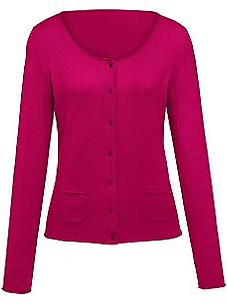 Cardigan aus 100 % Kaschmir Peter Hahn pink günstig online kaufen