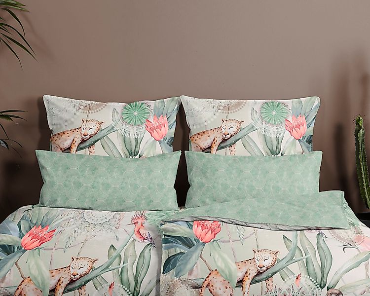 hip Kissenhülle "Wayan" Baumwolle, Mako-Satin, 40x80, 1 Stück, Reißverschlu günstig online kaufen