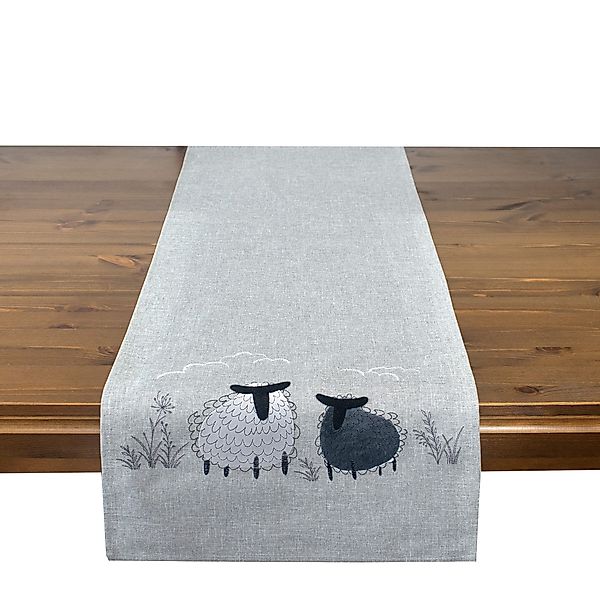 Delindo Lifestyle Tischdecke Mitteldecke/Tischläufer Schafe (1-tlg), günstig online kaufen