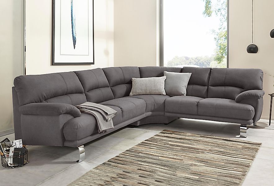 TRENDMANUFAKTUR Ecksofa Cecilia II, in italienischen günstig online kaufen